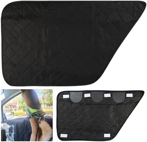 2 Pack Dog Car Door Protector, Waterproof Scratchproof Pet Door Cover