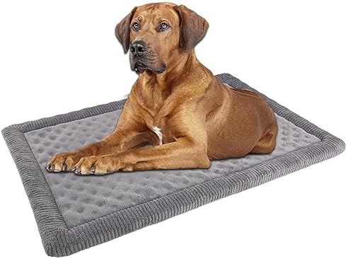 48x30 Inch Dog Crate Bed Memory Foam Large Kennel Pads for Dog Cages
