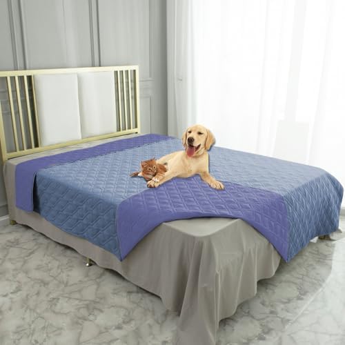 Ameritex Waterproof Dog Bed Blankets Cover for Bed Couch Sofa Reversible