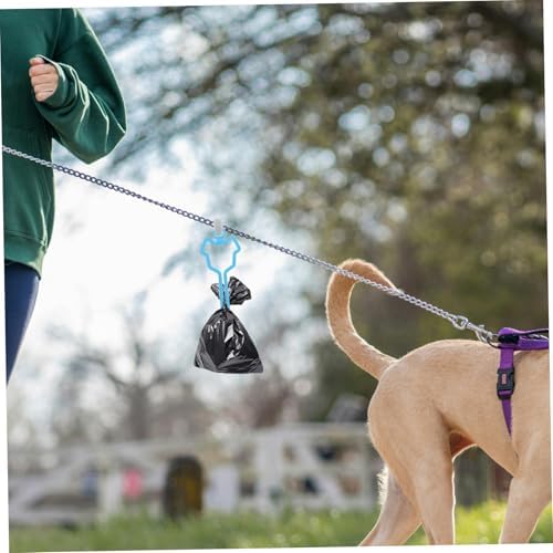 Garneck Dog Poop Bag Holder for Leash Waste Bag Carrier for Outdoor Activities Convenient Poop Dispenser Clip for Walking and Running and Design