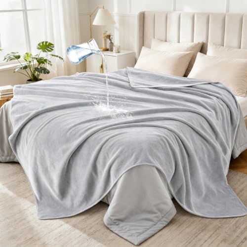 LOOBANI Waterproof Blanket for Twin Size Bed, Reversible Leakproof, 60"x80"