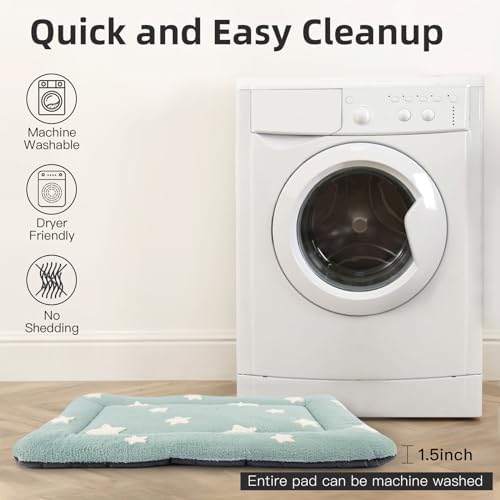 Mora Pets Dog Crate Pad Washable Dog Bed for Crate Flat Cat Pet Kennel Mat