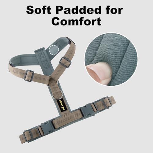 Plutus Pet No Pull Dog Harness, Adjustable Nylon Harness with Soft Padding