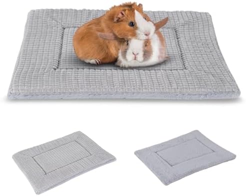 BVAGSS Reversible Dog Crate Pad, Memory Foam Pet Bed Mat, Soft Warm Machine Washable Sleeping Kennel Mattress for Small Medium Dogs XH079 (21''x13''x1.6'',Grey)