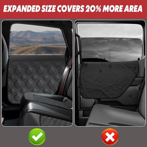 Surfcabin Dog Car Door Protector: 20% Larger Design for Trucks & Large SUVs