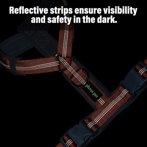 Plutus Pet No Pull Dog Harness, Adjustable Nylon Harness with Soft Padding