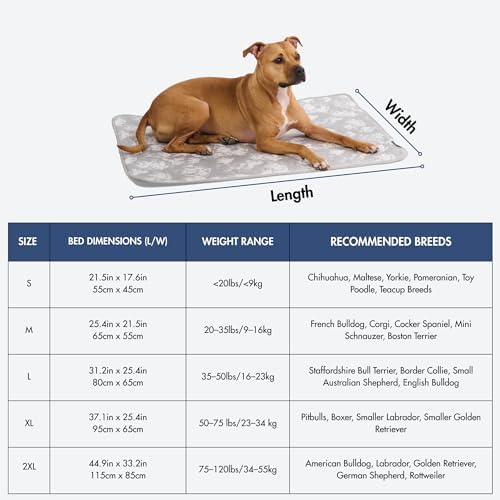 Spark Paws FrostCore Dog Cooling Mat - Non Gel Self Cooling Pet Pad
