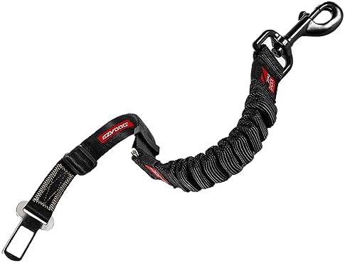 EzyDog Zero Shock Click - Bungee Dog Seat Belt Car Restraint - 20in - 26in