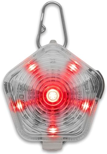 Ruffwear, Beacon Safety Light for Dogs, Rechargeable, Clear Lake