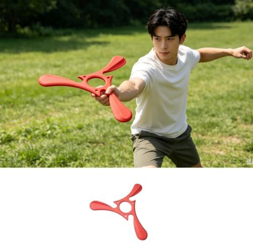 Dog Flying Disc, EVA Foam Flying Toy with Center Grip Three Arm Balanced Profile for Outdoor Yard Park Beach and Backyard Play
