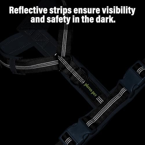 Plutus Pet No Pull Dog Harness, Adjustable Nylon Harness with Soft Padding