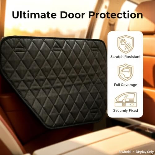 2 Pack Dog Car Door Protector, Scratch Guard for Cars & Compact SUVs