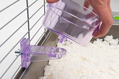 Lixit Critter Bright cages bowls in Assorted Colors for Rabbits, Ferrets, Dogs, Guinea pigs and other pets. (20 Ounce)