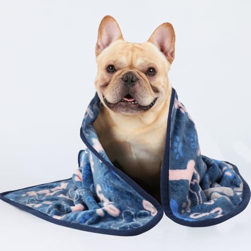 Luciphia 3 Pack Soft Fleece Dog Blankets for Large Dogs Puppy Cats,41"x31"