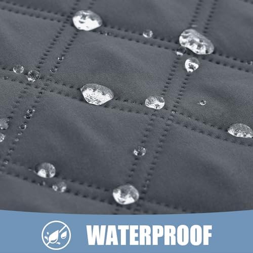 Smiry Waterproof Reversible Pet Couch Covers for Dogs