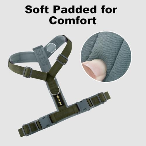 Plutus Pet No Pull Dog Harness, Adjustable Nylon Harness with Soft Padding