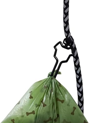 Dog Poop Bag Holder, Waste Bag Holder, Dog Poop Bag Carrier, Hand Free Holder (4 pack, Purple)