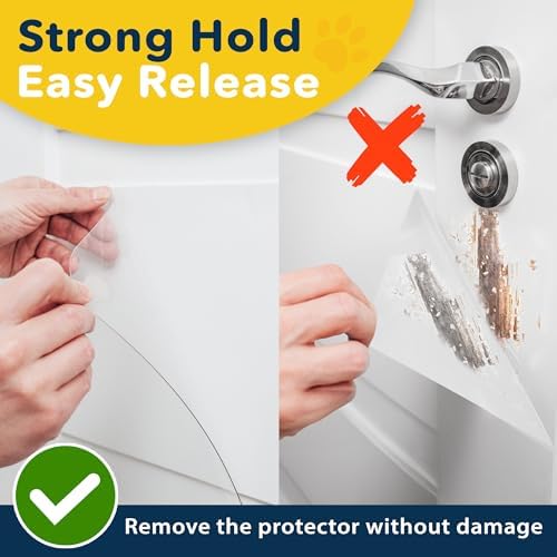 PROTECTO 2Pack Door Protector from Dog Scratching, 22x4 Door Scratch Guard