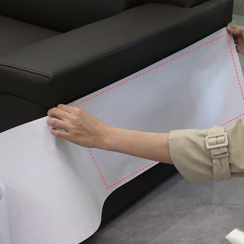 Anti Cat Scratch Furniture Protector, 118" x 12", Single Side Couch FurnitureProtector for Cats, 30 Twist Pins +1 Scraper