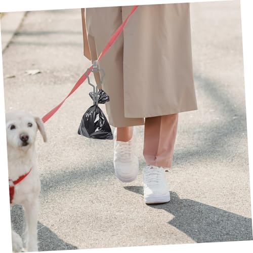POPETPOP Dog Waste Bag Clip Hands Poop Bag Carrier for Leash Compact Dispenser for Easy Access during Walks Material Stylish Design for Pet Walking Accessories