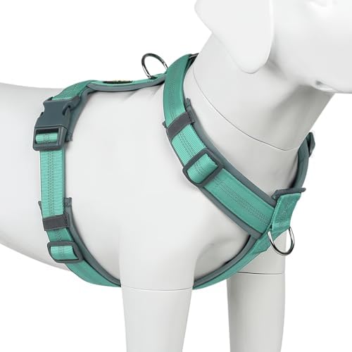 Plutus Pet No Pull Dog Harness, Adjustable Nylon Harness with Soft Padding