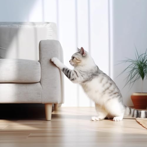 CLAWGUARD Pet Scratch Tape Bundle, 20 XL Sheets for Cats and Dogs, 2 in 1