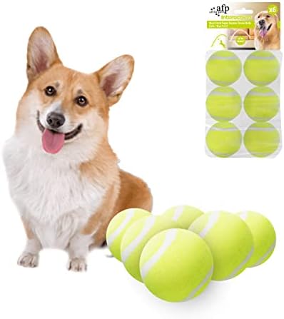 ALL FOR PAWS Dogs Ball Toy, 2" Dog Safety Balls Toy with High Bounce, Exercise and Play Interactive Dogs Tennis Balls Suitable for Ball Launchers