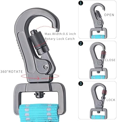 12” Short Dog Leash, Reflective Nylon Padded Handle