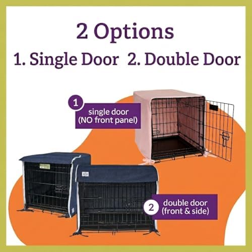Pet Dreams Dog Crate Cover - Breathable Fabric Kennel Topper for Double-Door Crates, Fits iCrate Dog Cages 18, 24, 30, 36, 42, 48 Inches (Pink, Medium, 30")