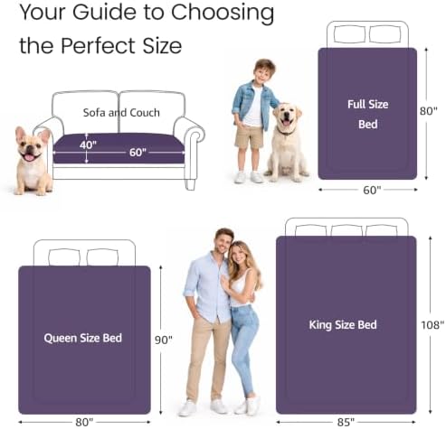 LOOBANI Waterproof Blanket for Couch, Reversible Leakproof, 40"x60"
