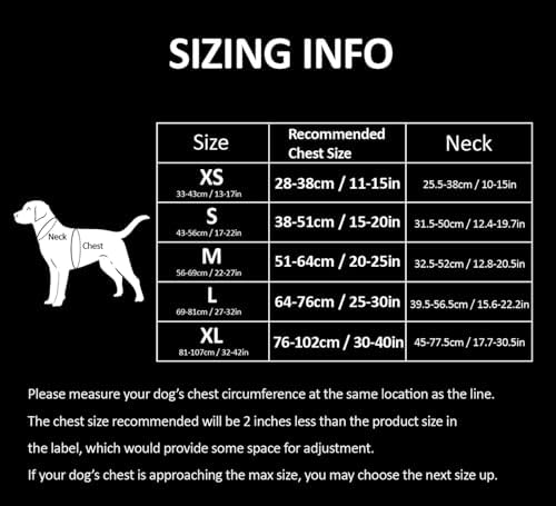 TRUE LOVE Adjustable No-Pull Dog Harness Reflective Vest, Black, XS