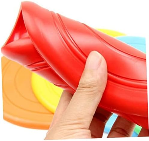 5pcs Pet Flying Disc Toy Outdoor Dog Chewing Toys for Interactive Play Soft and Washable for and Water Activities