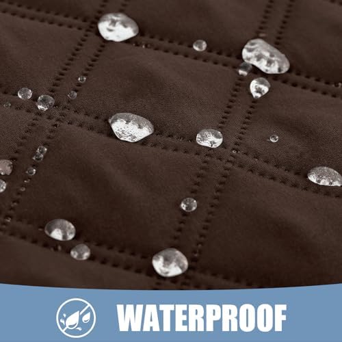 Smiry Waterproof Reversible Pet Couch Covers for Dogs