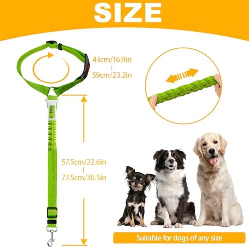2-Pack Dog Car Seat Belt, 3-in-1 Headrest-Mounted Dog Seatbelt for Car, Adjustable Nylon Pet Safety Leash with Elastic Buffer & Reflective Stitching, Durable Car Harness for Dogs Fits Most Vehicles