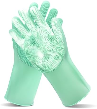 Pet Grooming Gloves—Dog Washing Gloves with High-Density Teeth