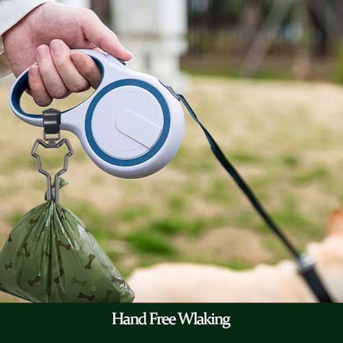 Metal dog Poop Bag Holder, Waste Bag Holder, Dog Poop Bag Carrier, Hand Free Holder (Metal, 4 pack, Gun Black)