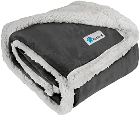 PetAmi Dog Blanket Small Medium Pet Cat Puppy Kitten, 40x29 Mini, Dark Gray