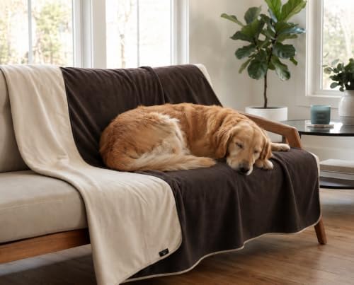 Catalonia Waterproof Bed Blanket, Washable Reversible Furniture Protector