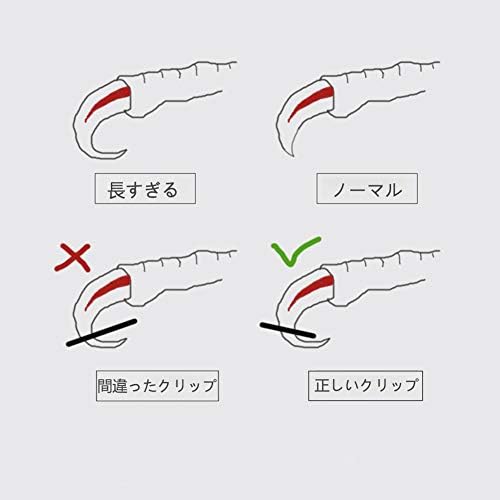 OMEM Bird Nail Clippers with Grinding Nail Scissors Tool Pet Parrot Claw Care (Pink,L)