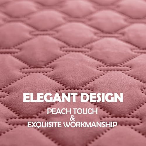 gogobunny 3X Stronger Waterproof Pet Blanket, Scratch Proof Furniture Protector for Dogs Cats, Reversible Cover 32x53 Inch, Dark Pink/Light Pink