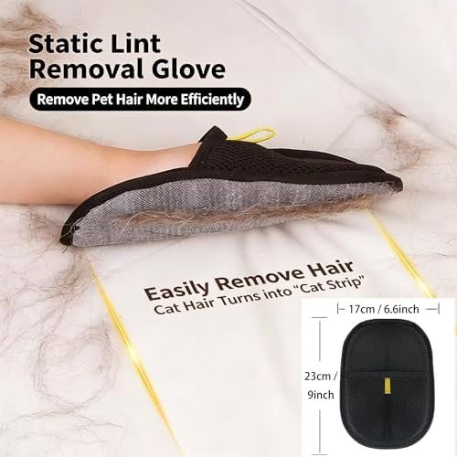 3 PCS Self Cleaning Slicker Brush for Dogs, Cats, Pet Grooming Combo Deshedding Grooming Massaging Tool Undercoat Shedding Haired Pets Hair Removal Glove