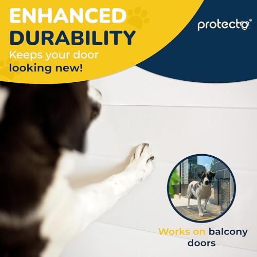 PROTECTO 2Pack Door Protector from Dog Scratching, 34x8 Door Scratch Guard