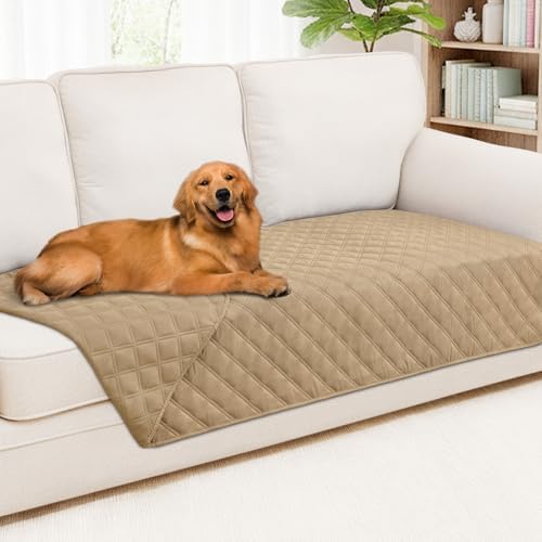 Smiry Waterproof Reversible Pet Couch Covers for Dogs