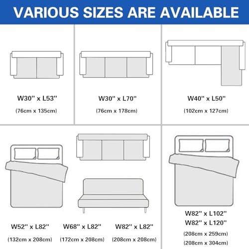 2026 Waterproof Dog Bed Blanket (82"x102") Comfy Couch Sofa Mat for Dog Pets with Anti-Slip Back, Universal Incontinence Lightweight Liner Pad for Furniture Car Picnic etc Durable Washable, Light Grey