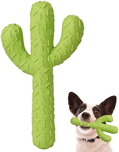 MewaJump Dog Chew Toys, Durable Rubber Dog Toys for Aggressive Chewers