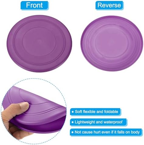 PATIKIL Flying Disc, Flying Discs Soft Waterproof for Dog Outdoor Playing Sport Game