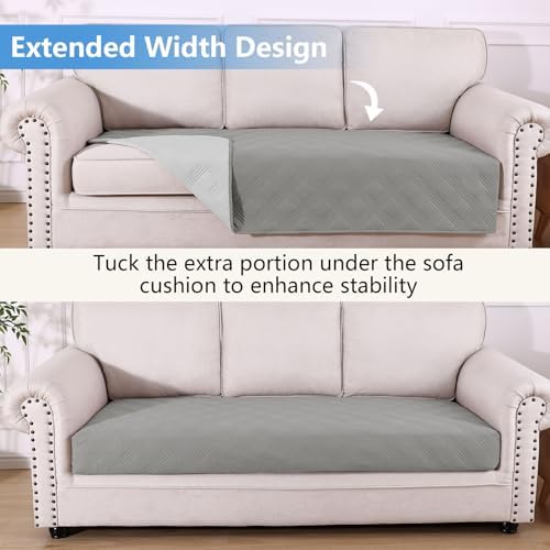 hyha Waterproof Reversible Dog Blanket, Soft Couch Cover for Dogs Washable