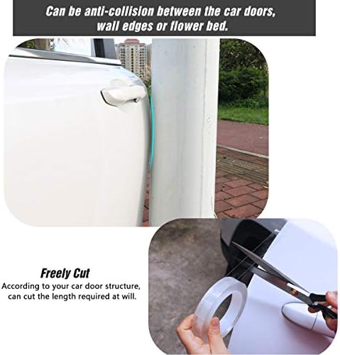 ToLanbbt Car Door Edge Guard Invisible Automotive Sill Guard Protectors Anti-Scratch Adhesive Tape Waterproof Strips for Car Edge Protection (33Ft x 1.18', Transparent)