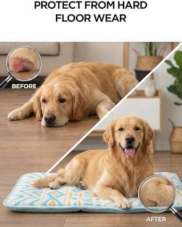 furrybaby Cooling Mat for Dogs,Stylish Patterns,Self Cooling Indoor Outdoor