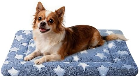 Dog Bed Mat, Reversible Crate Pads for Small/Medium/Large Dogs & Cats Sleeping, Portable & Soft, Dog Beds Crate Pad M(30"*20"*1.5")